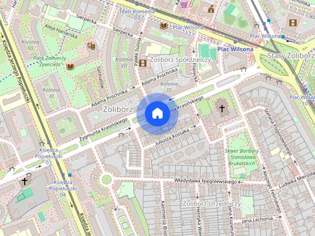 Kawalerka do wynajęcia w Sady Żoliborskie, Warszawa