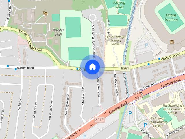 Apartment for rent in Whitton, Greater London