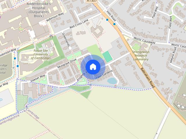 House for rent in Ninewells, Cambridge