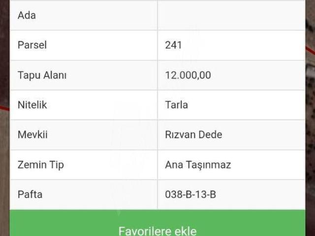 Kerer Mahallesi, Şahinbey içerisinde satılık Arsa