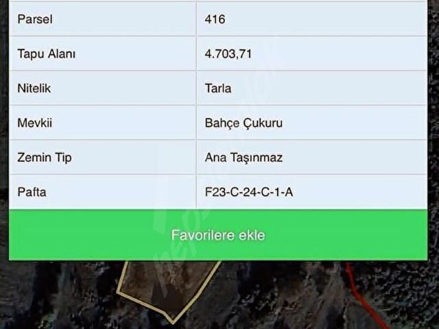Kandira, Kocaeli içerisinde satılık Arsa