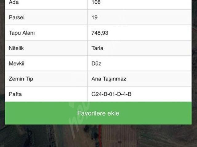 Kandira, Kocaeli içerisinde satılık Arsa