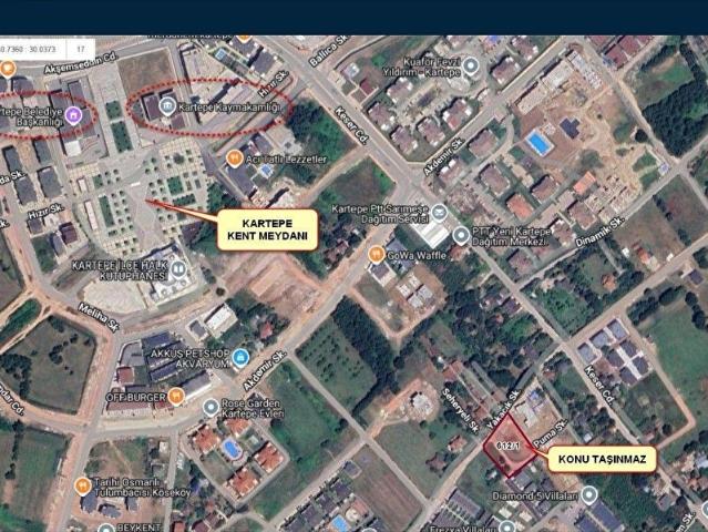 Kartepe, Kocaeli içerisinde satılık Arsa