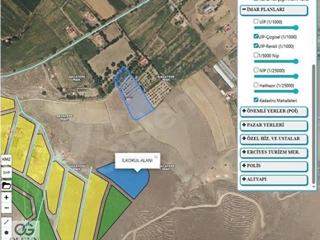 Kocasinan, Kayseri içerisinde satılık Arsa