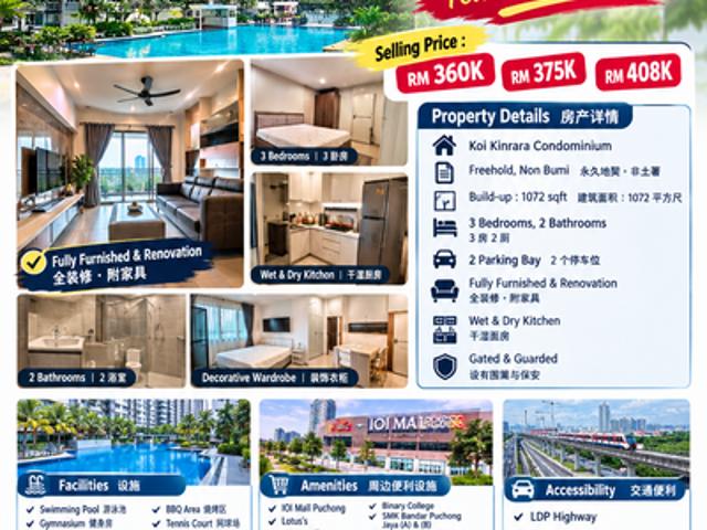 Condominium for sale in Bukit Tandang, Majlis Bandaraya Subang Jaya