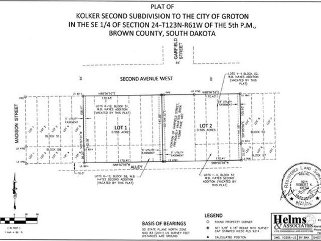 Land for sale in Groton, South Dakota