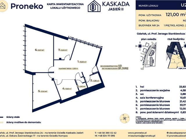 Biuro na sprzedaż w Gdańsk, Jasień
