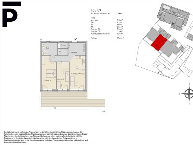Wohnung mieten in Sankt Stefan ob Stainz, Bezirk Deutschlandsberg