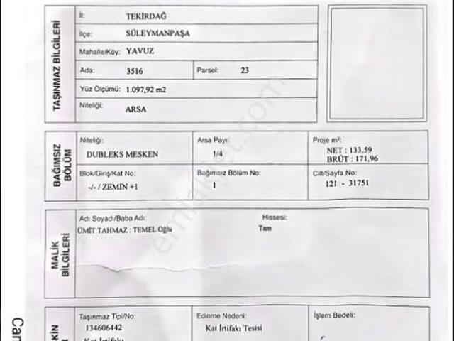 Tekirdağ Merkez, Tekirdağ içerisinde satılık Villa