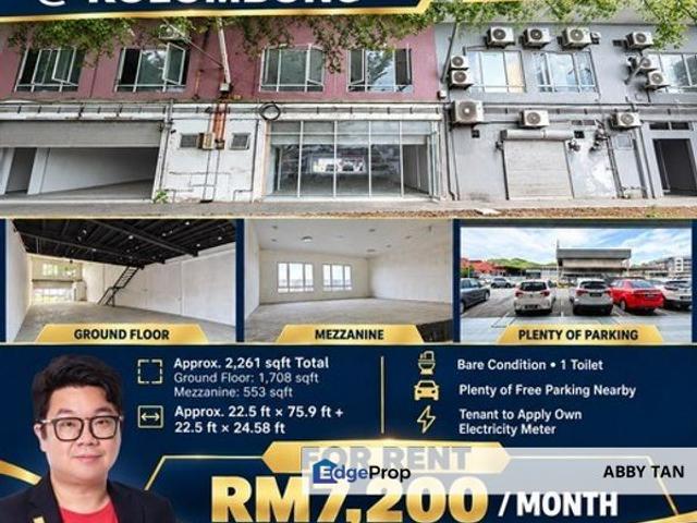 Shop for rent in Kota Kinabalu, Bahagian Pantai Barat