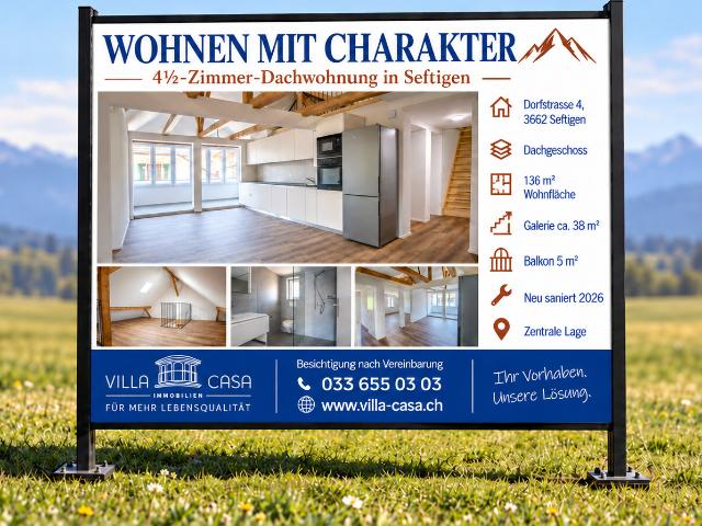 Attikawohnung kaufen in Seftigen, Verwaltungsregion Oberland
