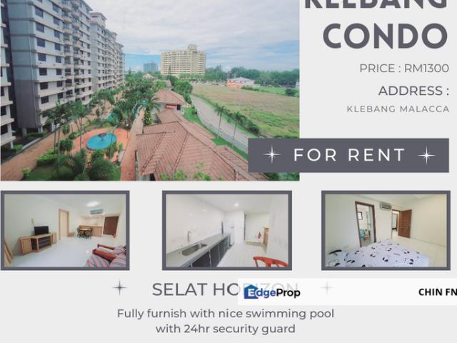 Condominium for rent in Malaka