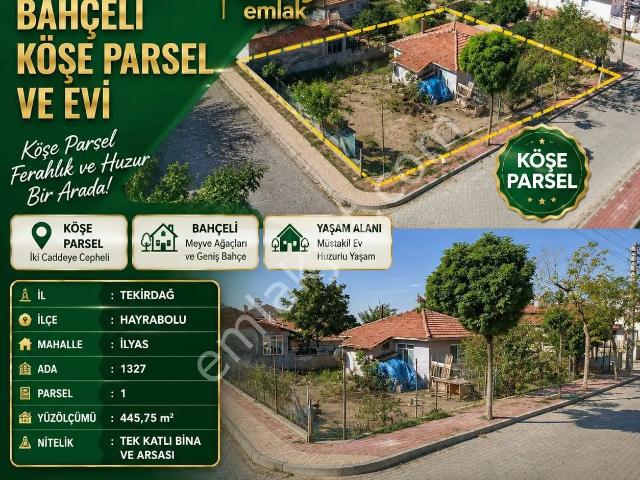 Hayrabolu içerisinde satılık Villa
