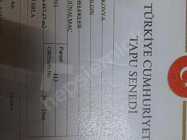 Ilgin, Konya içerisinde satılık Arsa