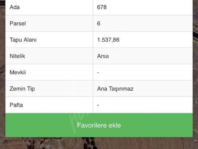 Gölyazı Mahallesi, Cihanbeyli içerisinde satılık Arsa
