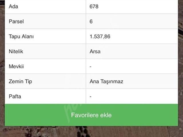 Gölyazı Mahallesi, Cihanbeyli içerisinde satılık Arsa