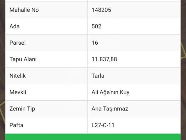 Başköy, Doğanhisar içerisinde satılık Arsa
