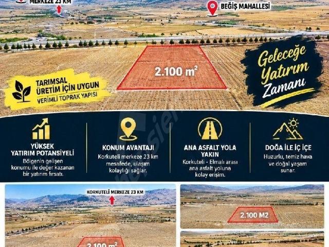 Korkuteli içerisinde satılık Arsa