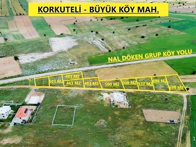 Korkuteli, Antalya içerisinde satılık Arsa