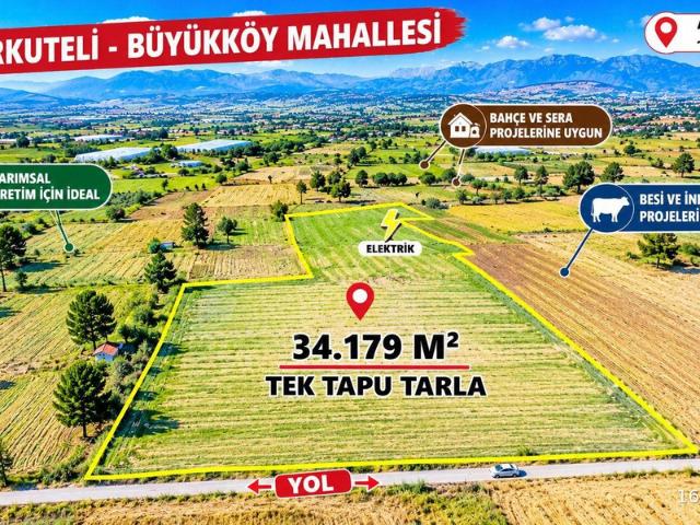 Köseler, Korkuteli içerisinde satılık Arsa