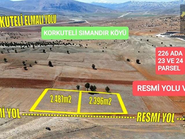 Korkuteli, Antalya içerisinde satılık Arsa