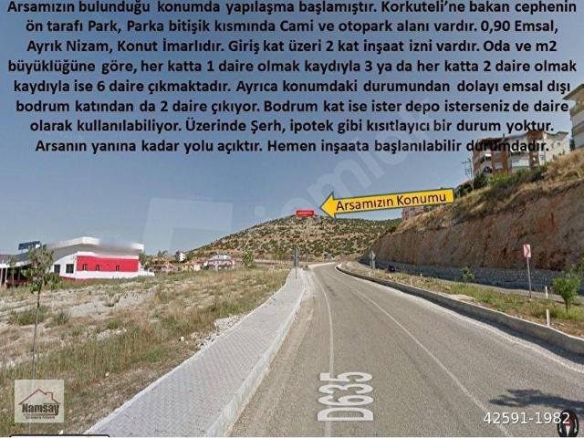 Korkuteli, Antalya içerisinde satılık Arsa