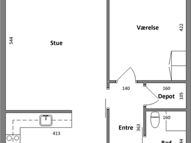 Lejlighed til leje i Vodskov, Brønderslev-Dronninglund