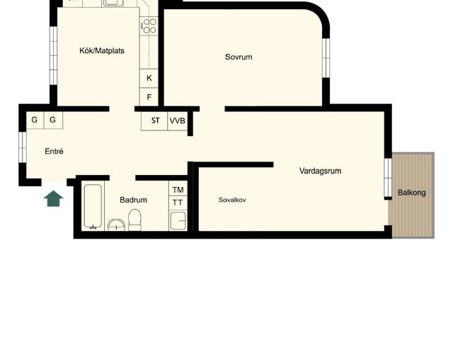 Bostadsrätt till salu i Stockholm