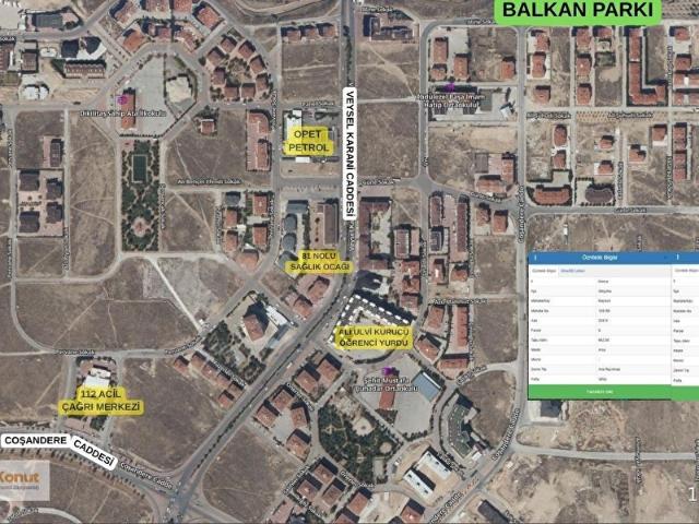 Kosova Mahallesi, Selçuklu içerisinde satılık Arsa