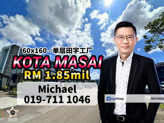 Warehouse for sale in Pasir Gudang, Johor Bahru