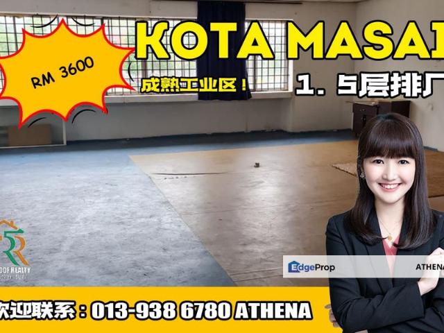 Warehouse for rent in Pasir Gudang, Johor