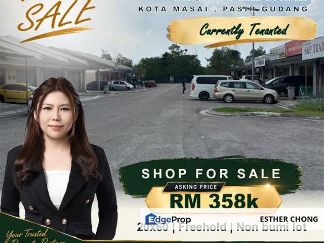 Shop for sale in Pasir Gudang, Johor