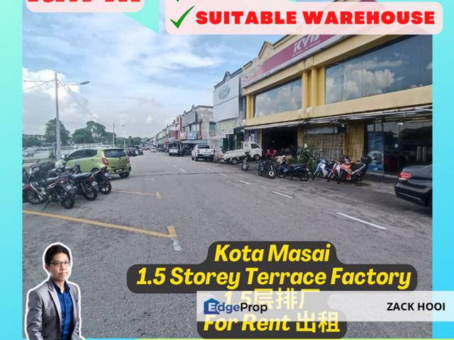 Warehouse for rent in Pasir Gudang, Johor