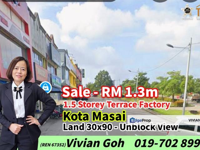 Warehouse for sale in Pasir Gudang, Johor
