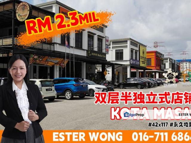 Shop for sale in Pasir Gudang, Johor