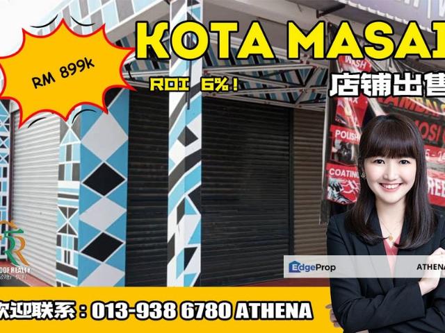 Shop for sale in Pasir Gudang, Johor