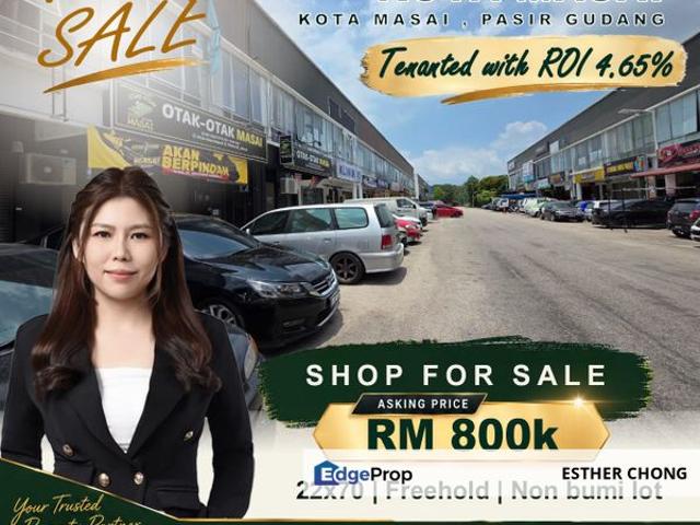 Shop for sale in Pasir Gudang, Johor Bahru
