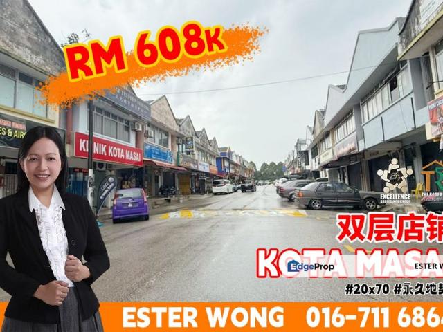 Shop for sale in Pasir Gudang, Johor