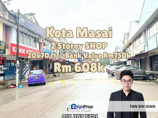 Shop for sale in Pasir Gudang, Johor Bahru