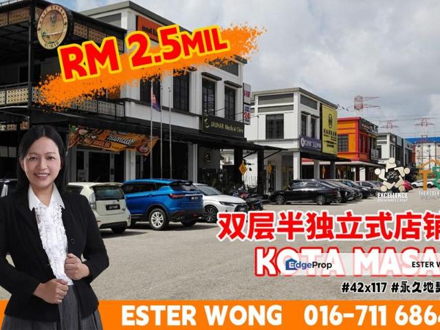 Shop for sale in Pasir Gudang, Johor