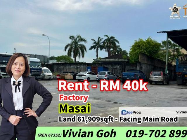 Warehouse for rent in Pasir Gudang, Johor