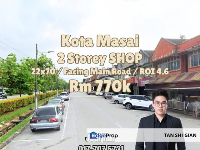 Shop for sale in Pasir Gudang, Johor Bahru