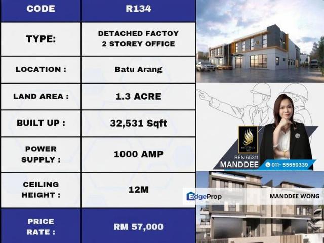 Warehouse for rent in Selayang, Selangor