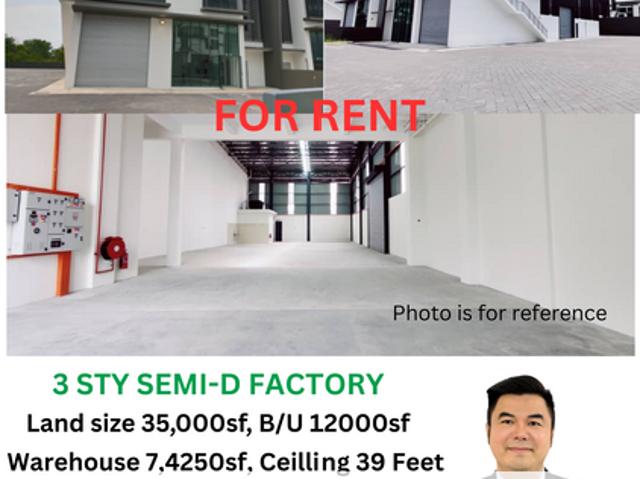 Warehouse for rent in Selayang, Selangor