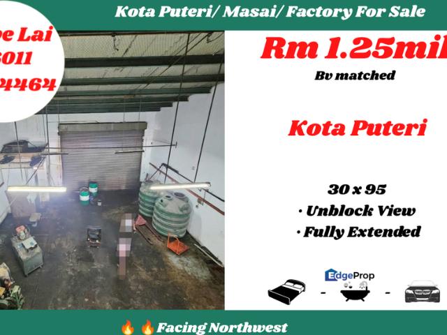 Warehouse for sale in Masai, Johor