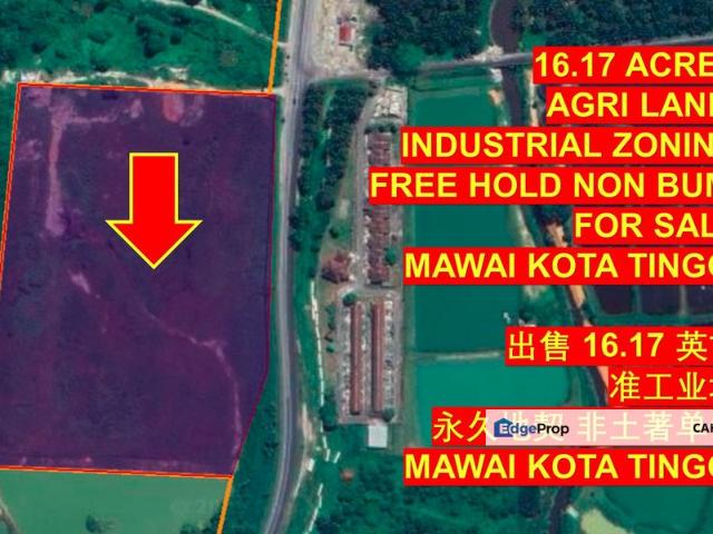 Warehouse for sale in Kota Tinggi, Johor