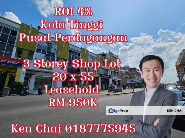 Shop for sale in Kota Tinggi, Johor