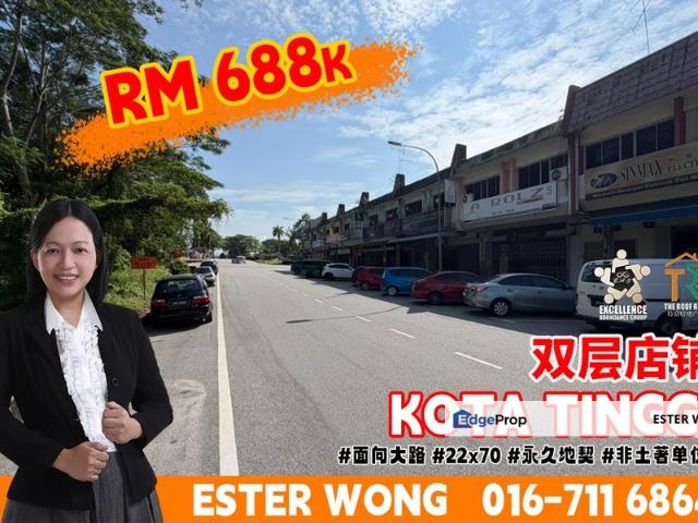 Shop for sale in Kota Tinggi, Johor