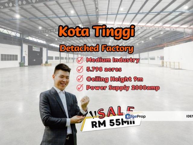 Warehouse for sale in Kota Tinggi