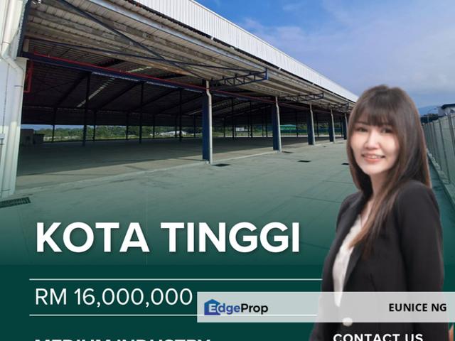 Warehouse for sale in Kota Tinggi, Johor